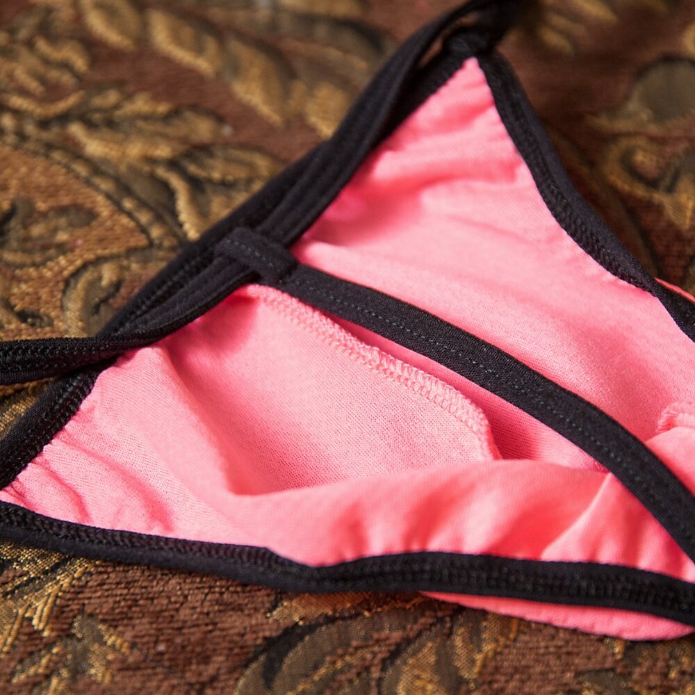 Mens HotPink Color Gstring Handmade - Picture 5 of 5